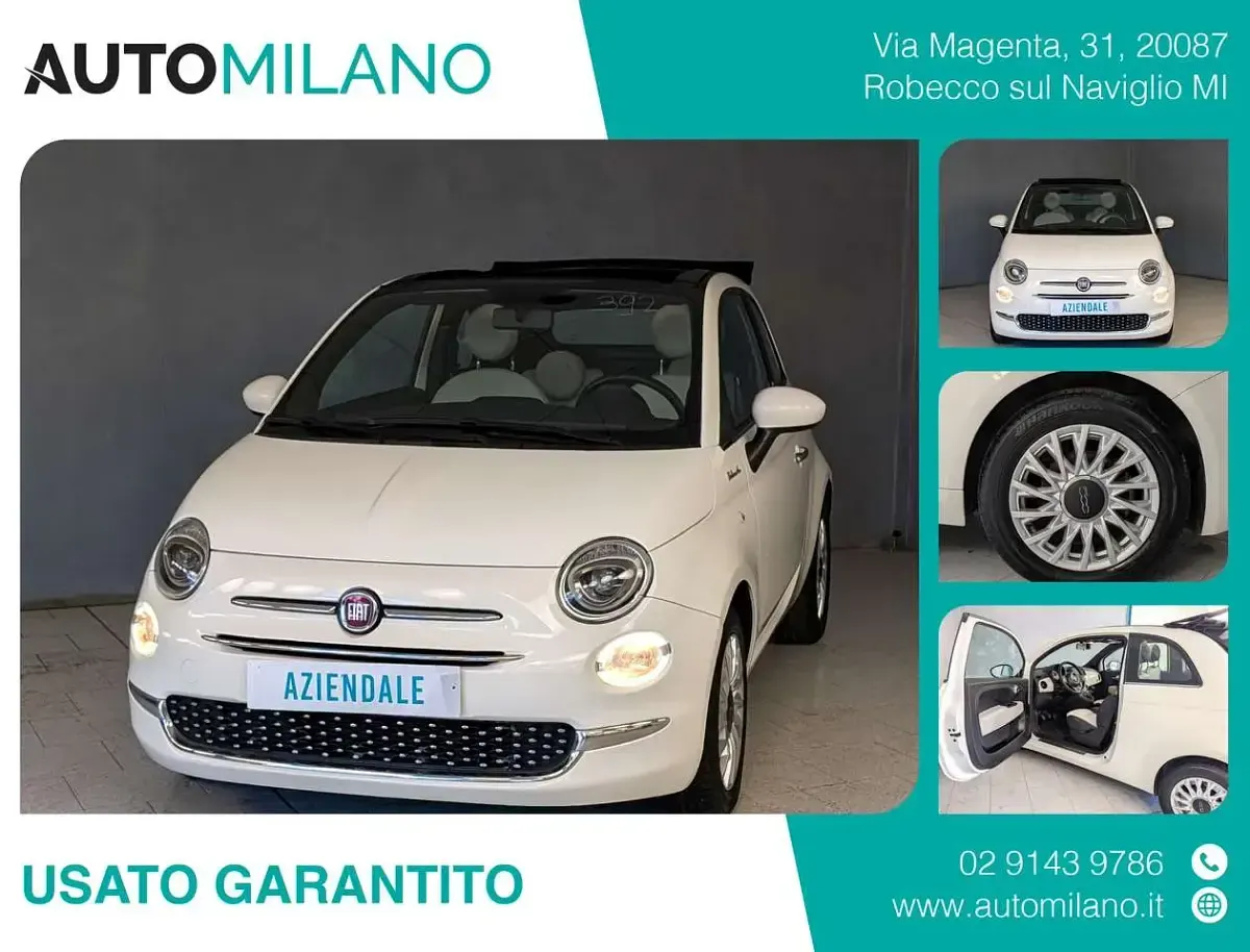 Usata Fiat 500C Dolcevita 69 CV (50 kW) 2022 Cabrio