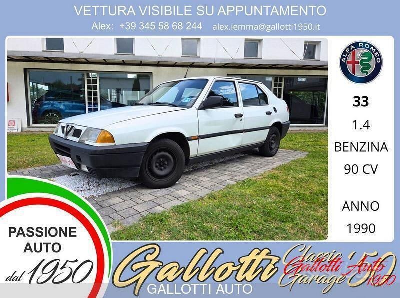 Usata Alfa Romeo 33 90 CV (66 kW) 1990 Bianco Berlina