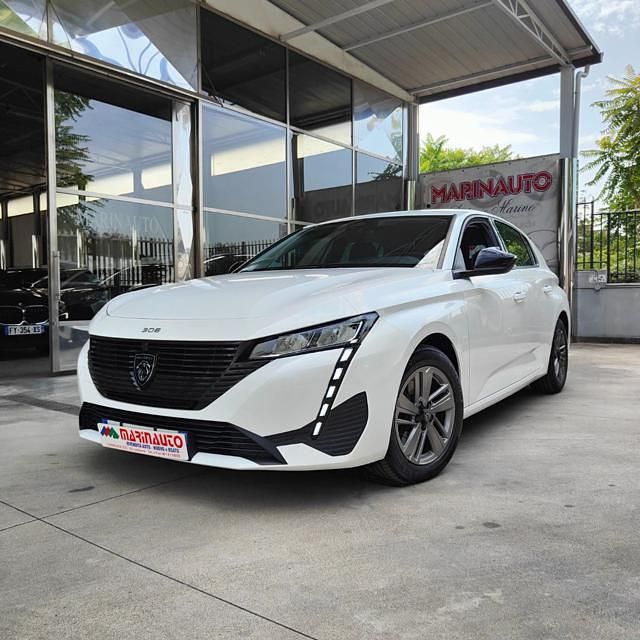 Usata Peugeot 308 Active 131 CV (96 kW) 2022 Bianco Berlina