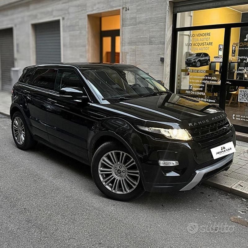 Usata Land Rover Range Rover evoque Pure 190 CV (139 kW) 2013 Nero SUV