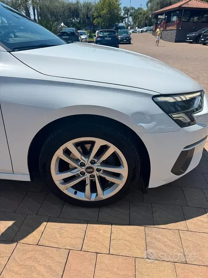 Usata Audi A3 S-Line 150 CV (110 kW) 2022 Bianco Berlina