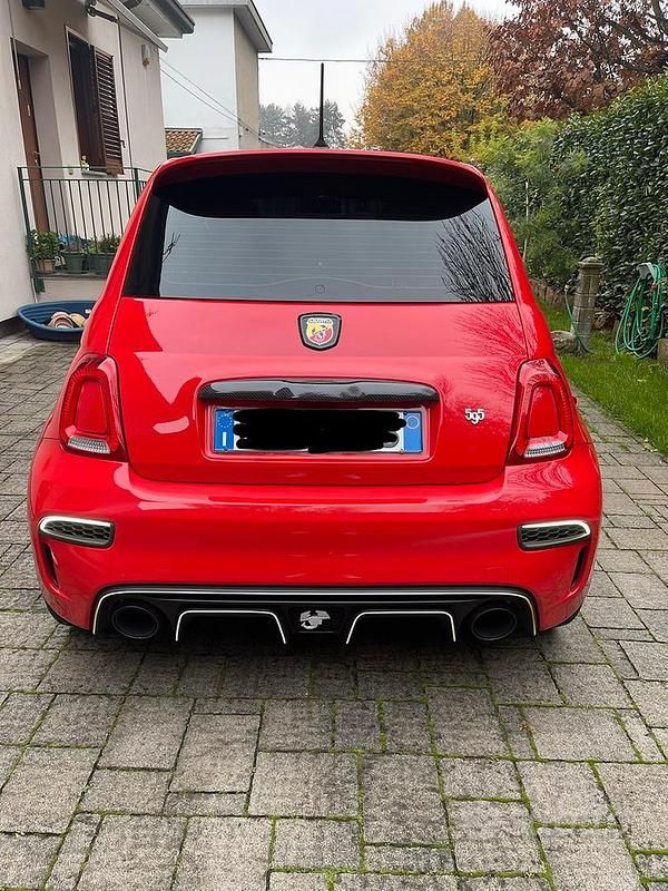 Usata Abarth 595 145 CV (106 kW) 2016 Rosso Berlina