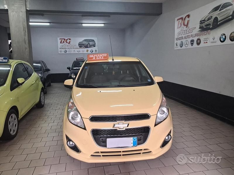 Usata Chevrolet Spark 68 CV (50 kW) 2014 Beige Utilitaria