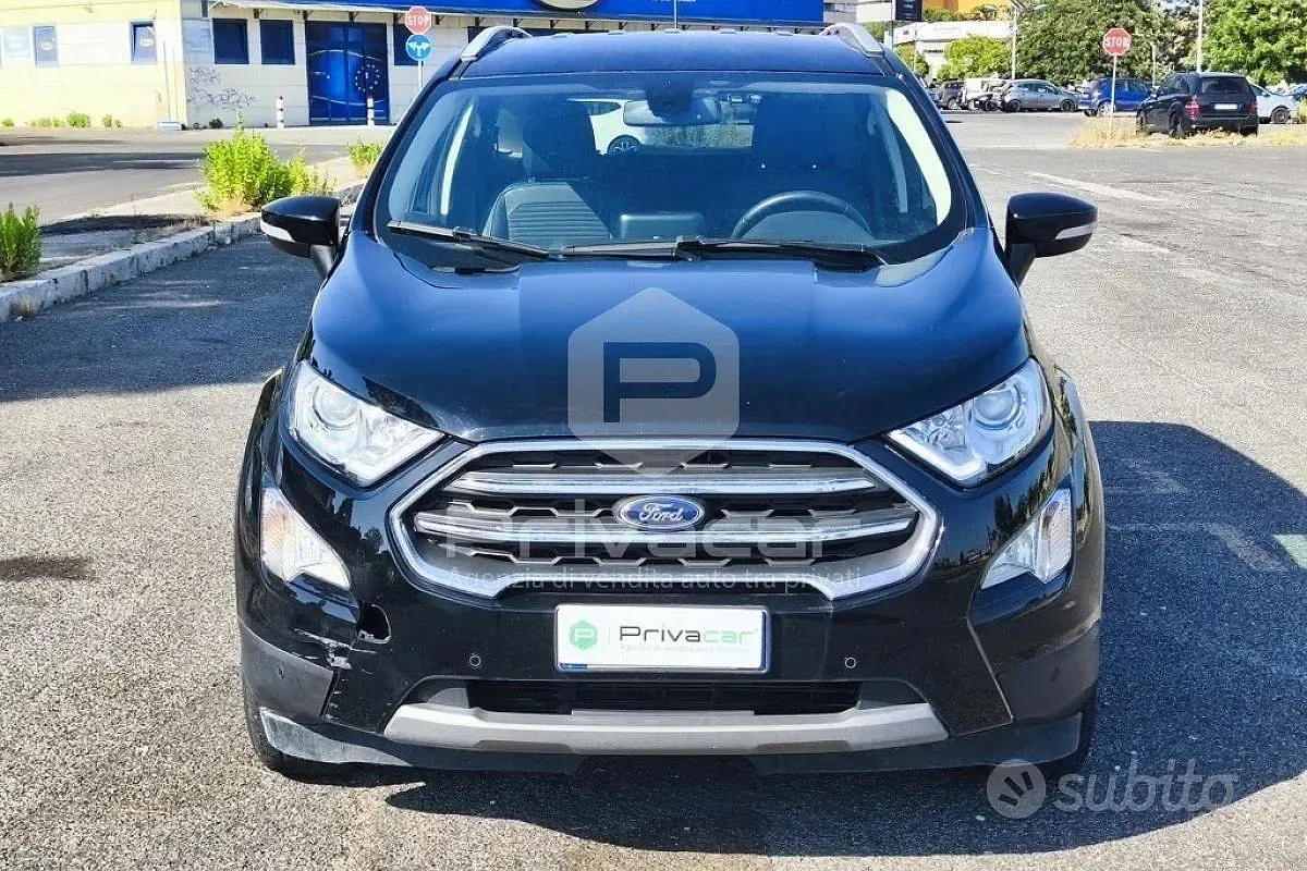 Usata Ford Ecosport Titanium 125 CV (91 kW) 2018 Nero SUV