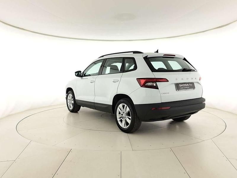 Usata Skoda Karoq Executive 110 CV (80 kW) 2022 Bianco luna metallizzato SUV