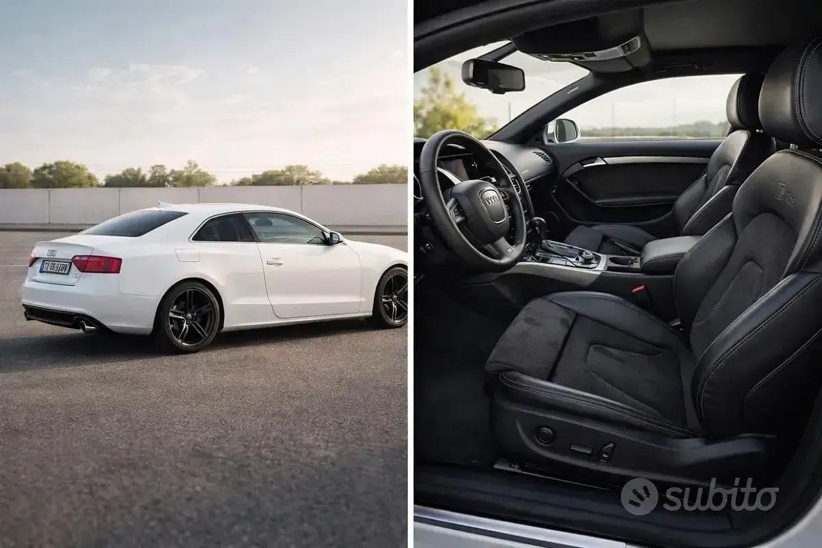 Usata Audi A5 Comfort 239 CV (175 kW) 2009 Bianco Coupé