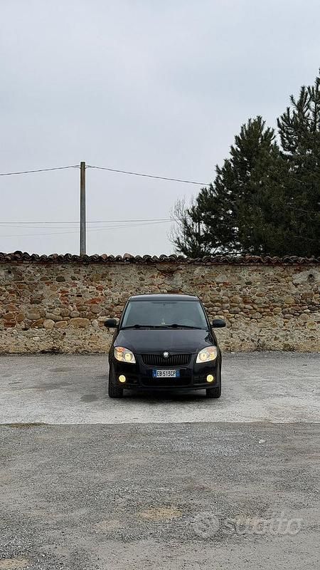 Usata Skoda Fabia 69 CV (50 kW) 2010 Nero Berlina