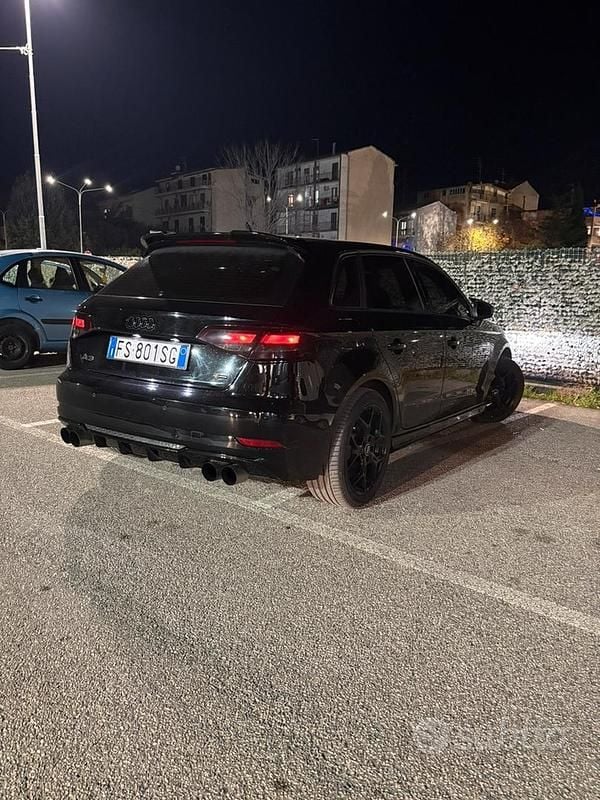 Usata Audi A3 S-Line 2018 Nero Berlina