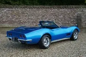 Usata Chevrolet Corvette Stingray 300 CV (220 kW) 1968 Blu Cabrio