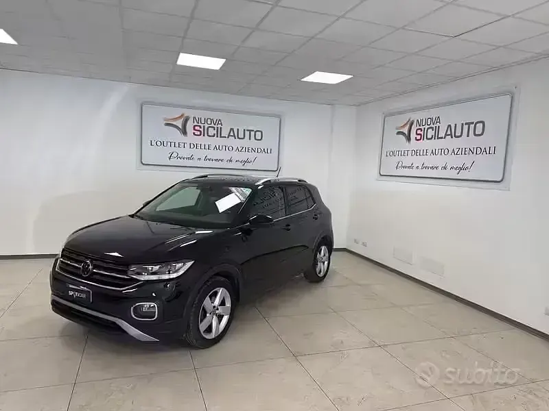 Usata VW T-Cross Style 110 CV (80 kW) 2020 Nero SUV