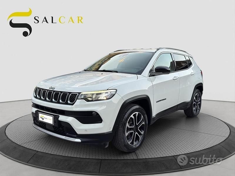 Bianco Usata 2021 Jeep Compass Limited SUV | 16.490 € (Super prezzo) - Immagine 1/4