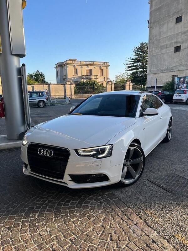 Usata Audi A5 S-Line 2014 Bianco Coupé