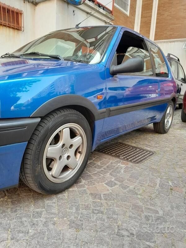 Usata Peugeot 106 98 CV (72 kW) 1993 Blu Utilitaria