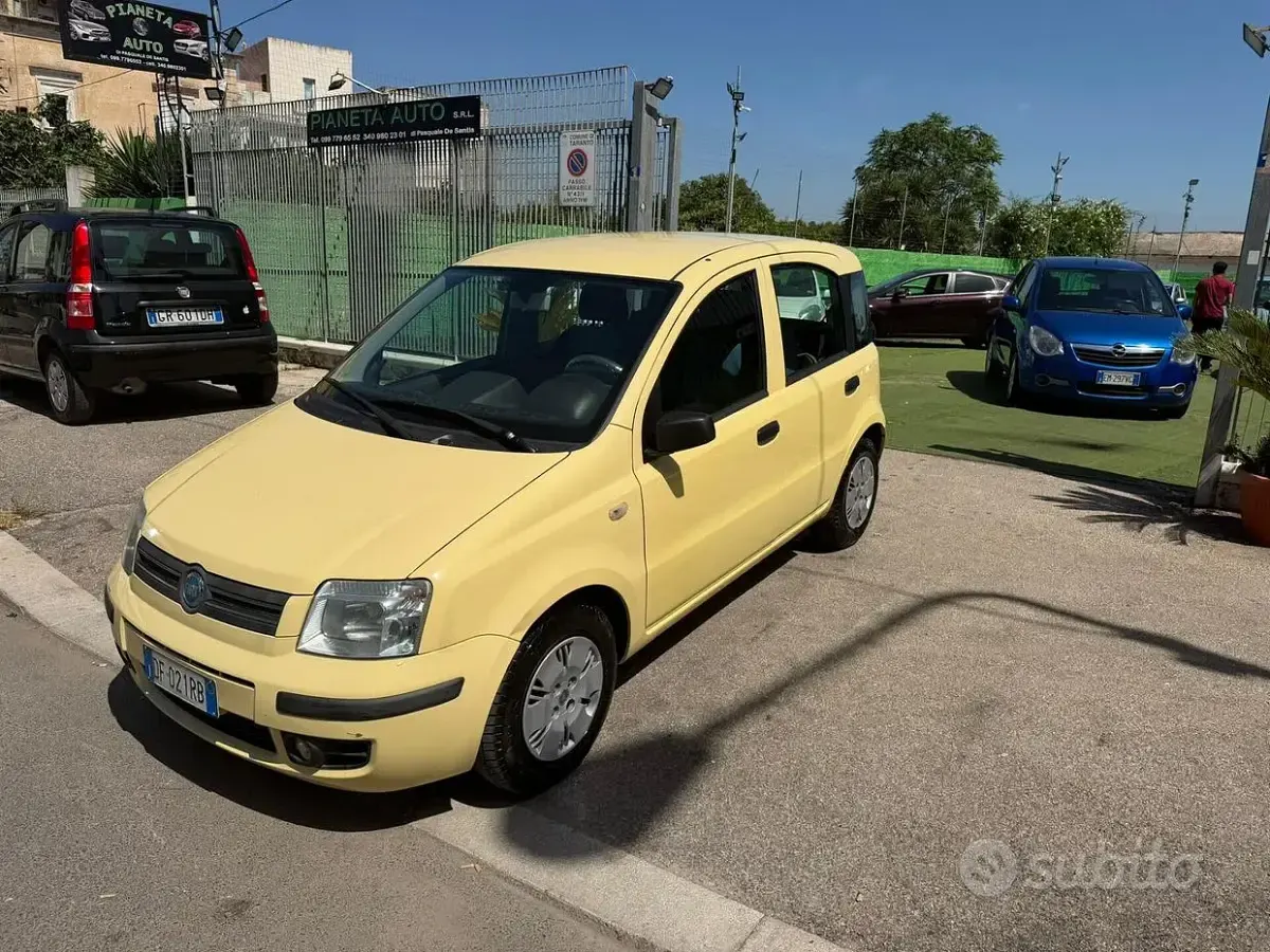Usata Fiat Panda Dynamic 60 CV (44 kW) 2006 Giallo Utilitaria