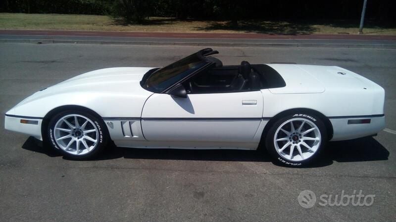 Usata Chevrolet Corvette 1987 Bianco Cabrio