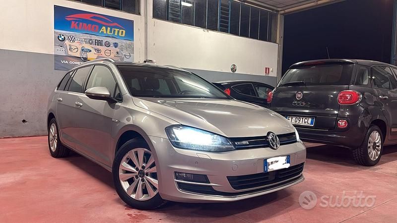 Usata VW Golf VII Highline 110 CV (80 kW) 2016 Grigio Station wagon