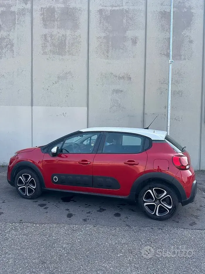 Usata Citroën C3 PureTech 82 CV (60 kW) 2018 Rosso Utilitaria