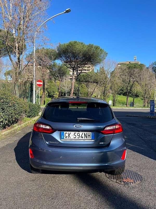 Usata Ford Fiesta Titanium 125 CV (91 kW) 2022 Blu/azzurro Utilitaria