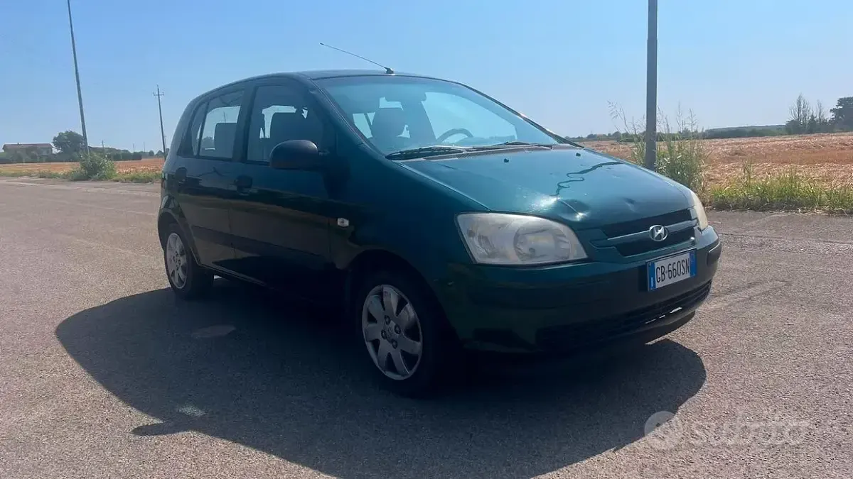 Usata Hyundai Getz 63 CV (46 kW) 2003 Verde Utilitaria