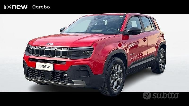 Usata Jeep Avenger Longitude 100 CV (73 kW) 2023 Rosso SUV
