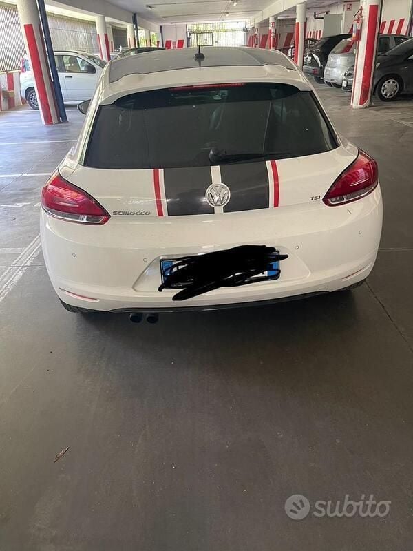 Usata VW Scirocco 122 CV (89 kW) 2012 Bianco Coupé