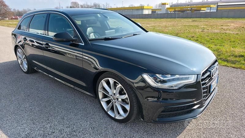 Usata Audi A6 S-Line 245 CV (180 kW) 2012 Nero Station wagon