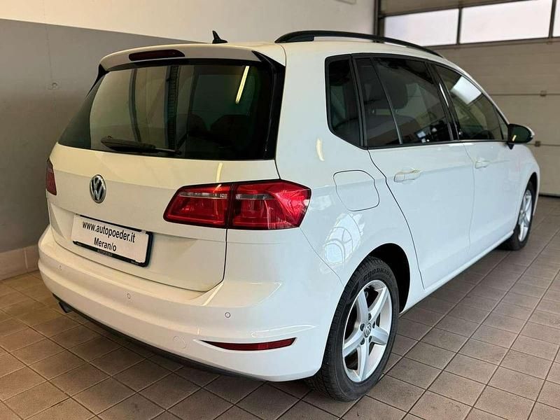 Usata VW Golf Sportsvan Sound 110 CV (80 kW) 2017 Bianco Monovolume