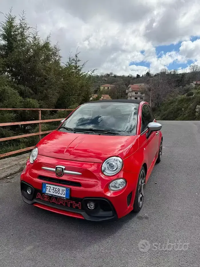Usata Abarth 595 Turismo 160 CV (117 kW) 2020 Rosso Cabrio
