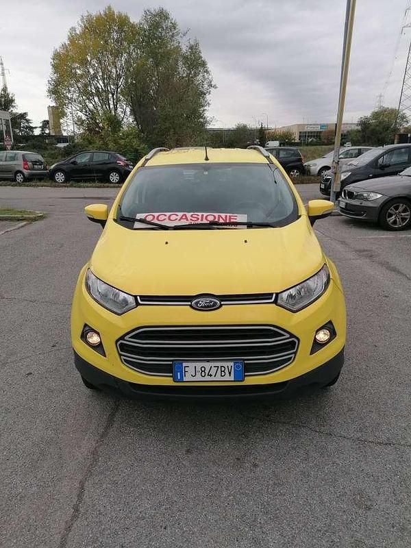 Giallo Usata 2017 Ford Ecosport SUV | 10.950 € (Buon prezzo) - Immagine 1/4