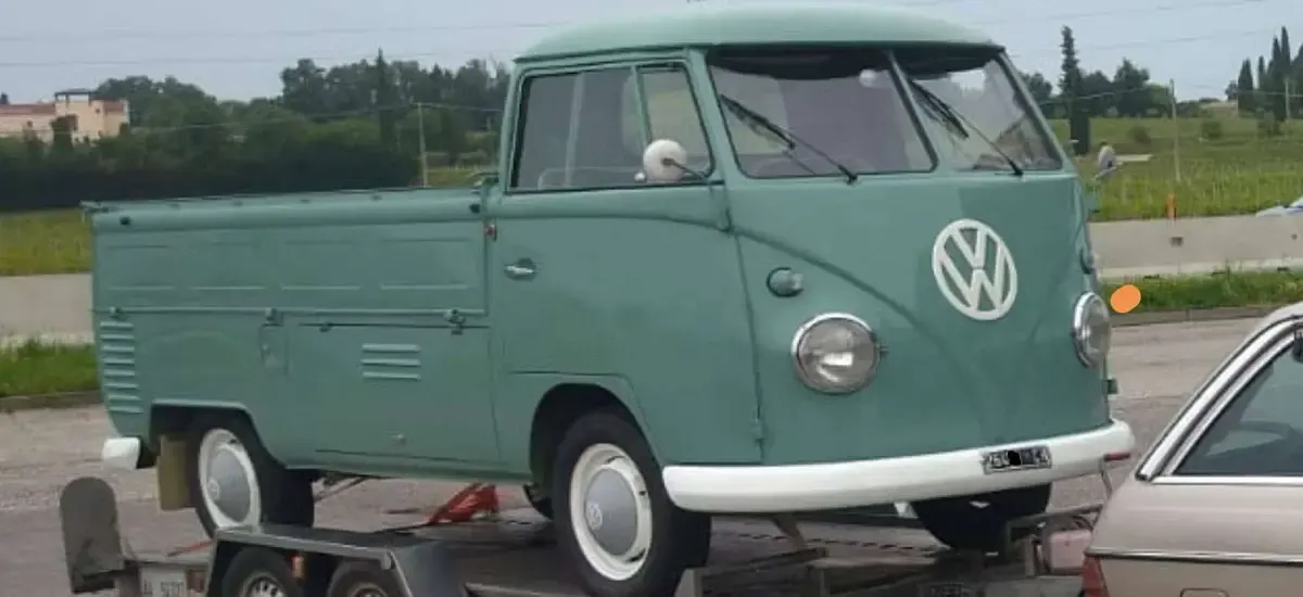 Usata VW T1 34 CV (25 kW) 1963 Verde Furgone