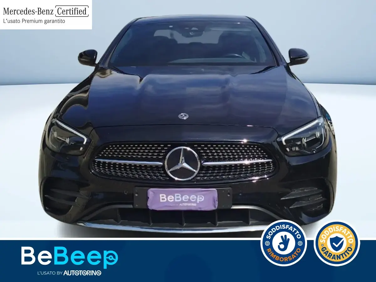 Usata Mercedes E220 Premium 194 CV (142 kW) 2021 Nero metallizzato Berlina