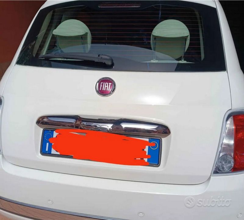 Usata Fiat 500 69 CV (50 kW) 2012 Bianco Utilitaria