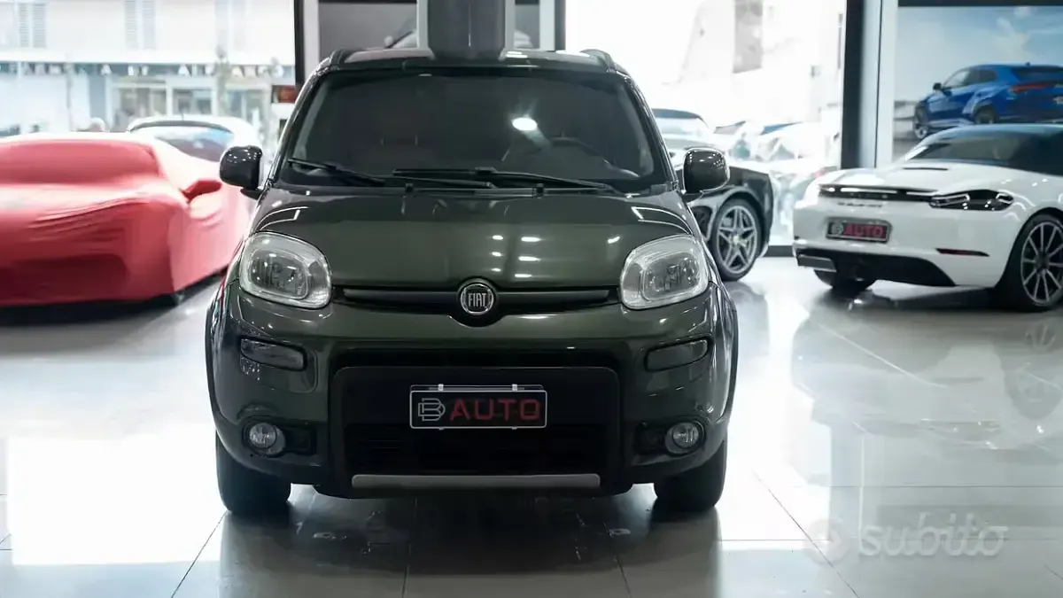 Usata Fiat Panda 4x4 95 CV (69 kW) 2016 Verde Utilitaria