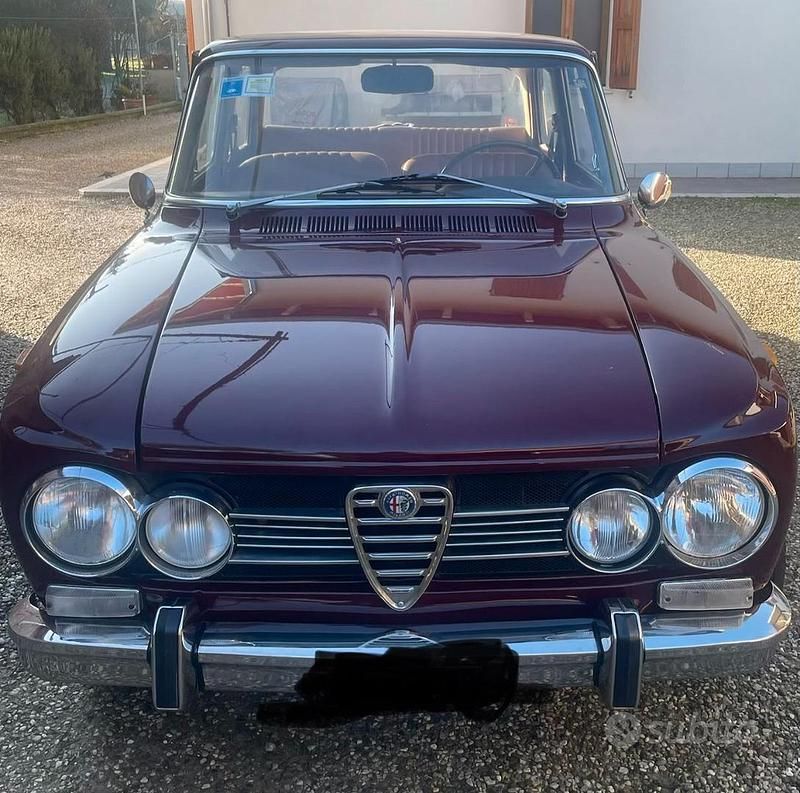 Usata Alfa Romeo Giulia 1300 Ti 1960 Rosso Utilitaria