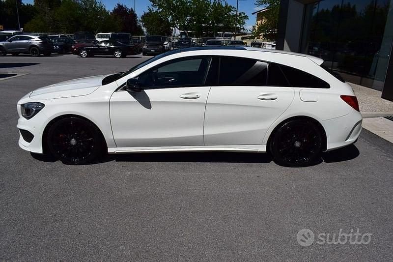 Usata Mercedes CLA220 AMG 177 CV (130 kW) 2015 Bianco Berlina