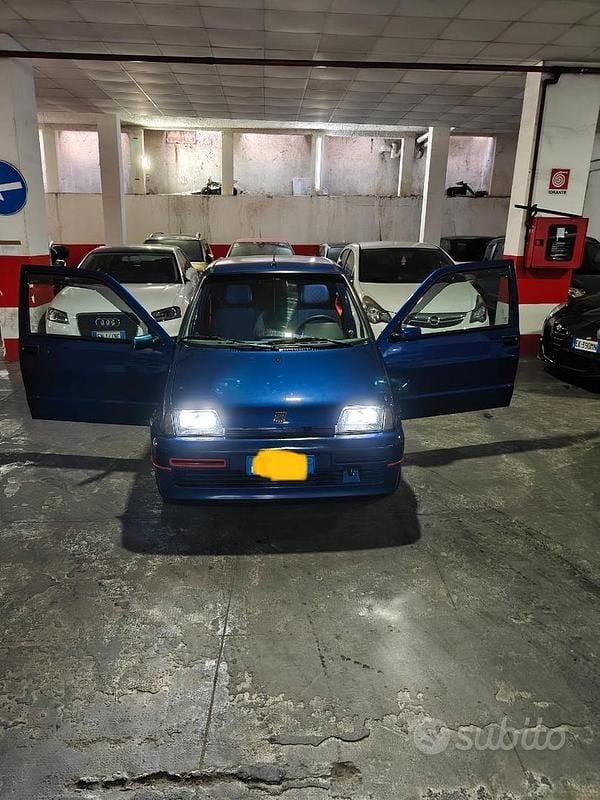 Usata Fiat Cinquecento 54 CV (39 kW) 1997 Blu Utilitaria