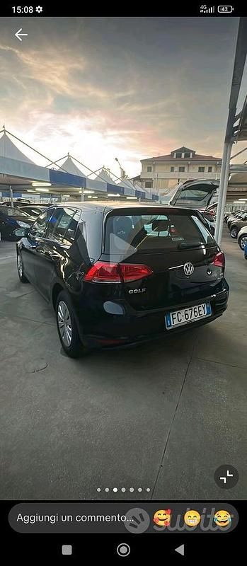 Usata VW Golf VII 110 CV (80 kW) 2016 Nero Berlina