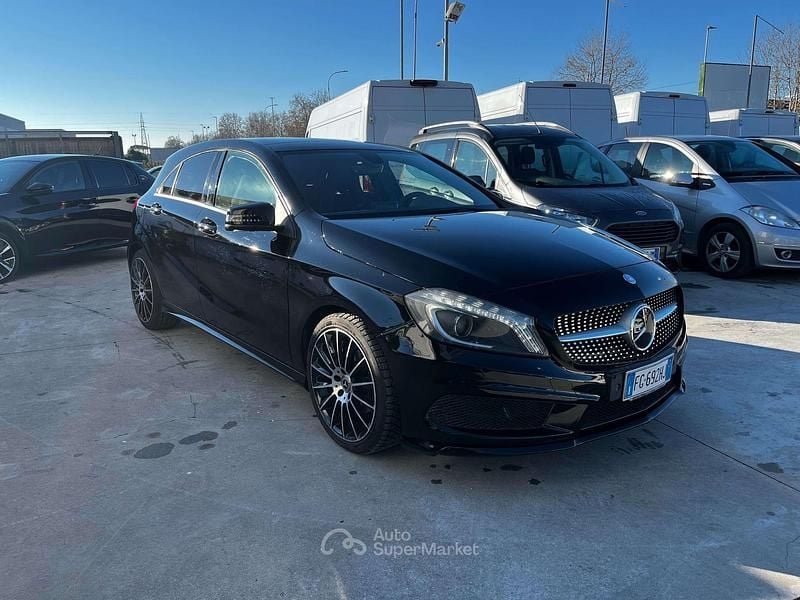 Usata Mercedes A200 Premium 136 CV (100 kW) 2015 Nero Berlina