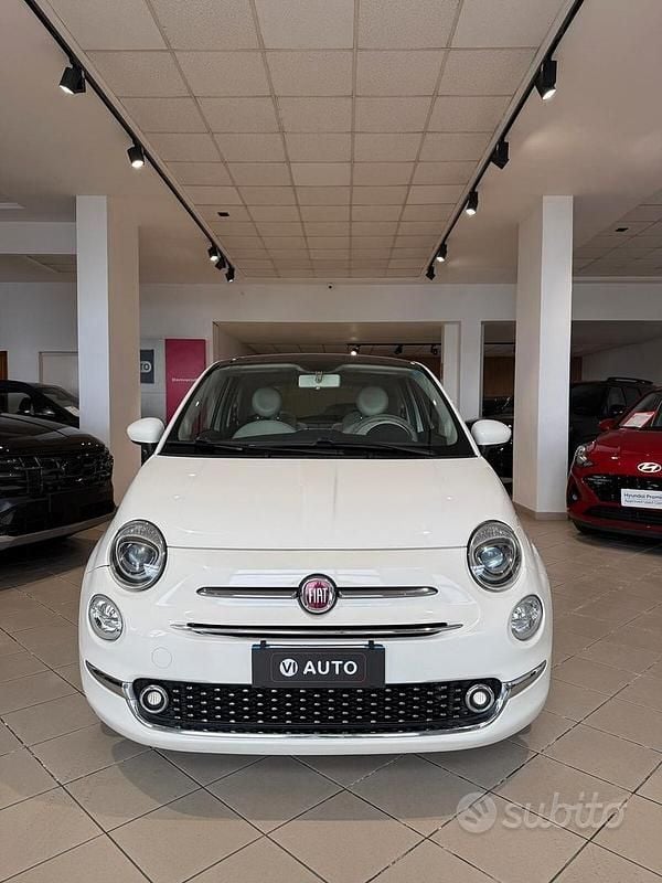 Usata Fiat 500 Lounge 69 CV (50 kW) 2016 Bianco Berlina