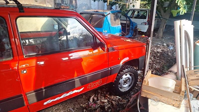 Usata Fiat Panda 4x4 1988 Rosso Utilitaria