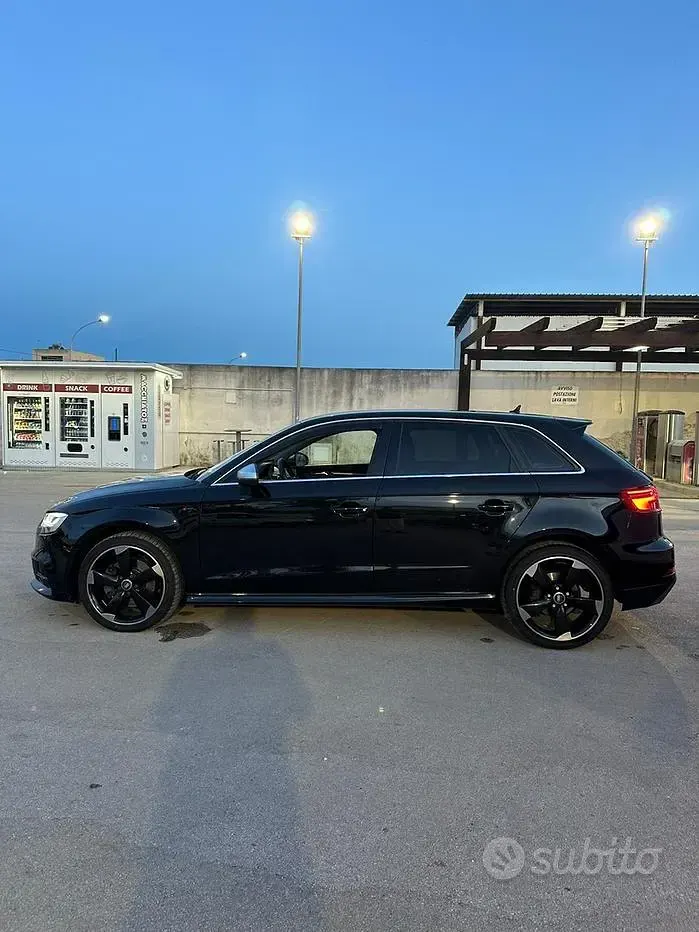 Usata Audi A3 150 CV (110 kW) 2020 Nero Berlina