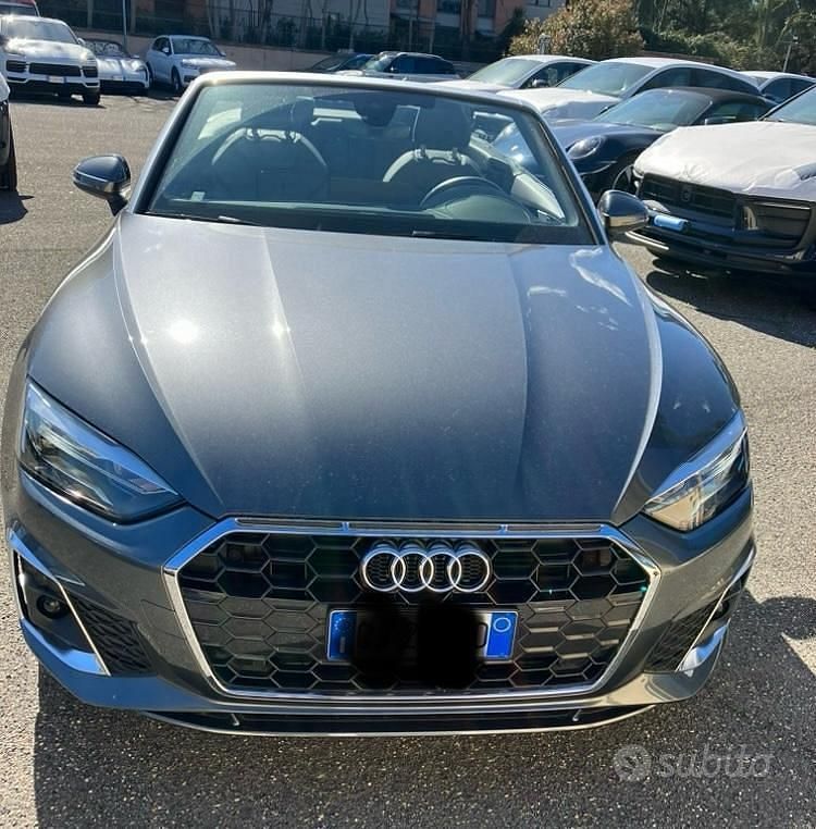 Usata Audi A5 Cabriolet S-Line 2022 Grigio Cabrio