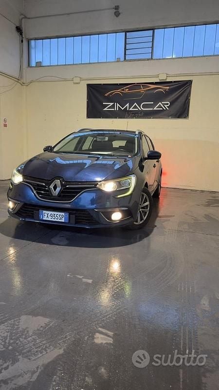 Usata Renault Mégane GrandTour Business 115 CV (84 kW) 2019 Blu Station wagon
