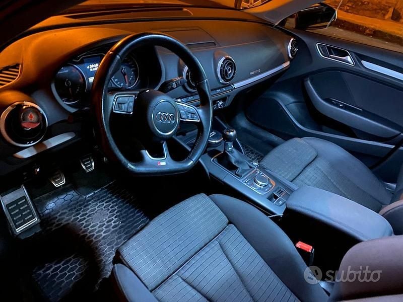 Usata Audi A3 S-Line 110 CV (80 kW) 2016 Grigio Berlina