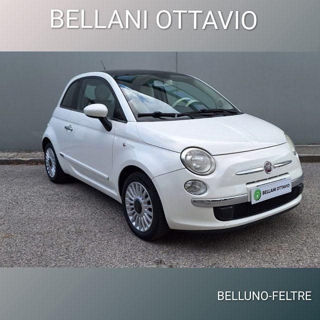 Usata Fiat 500 Lounge 95 CV (69 kW) 2011 Bianco pastello Utilitaria