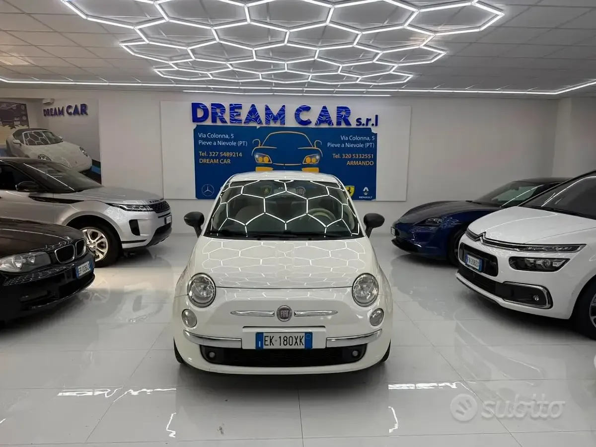 Usata Fiat 500 95 CV (69 kW) 2012 Bianco Berlina