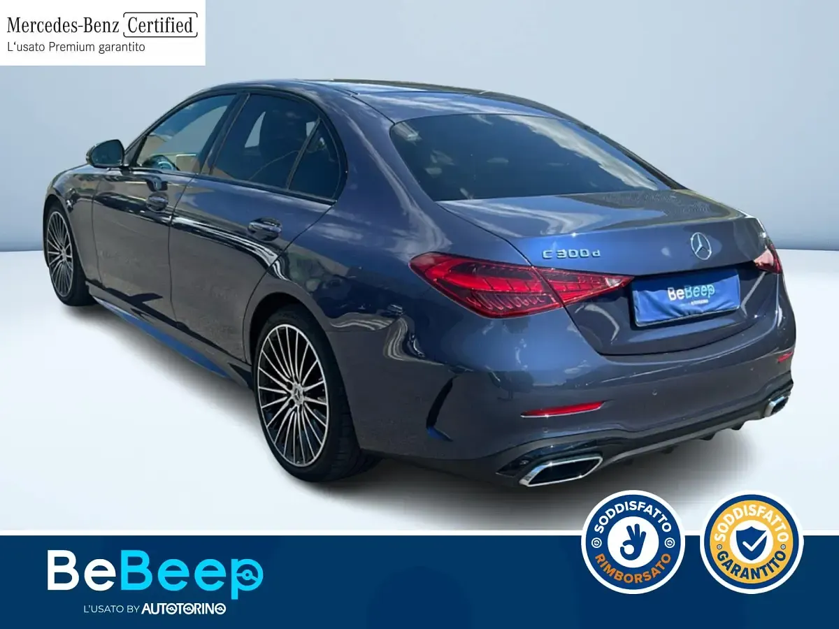 Usata Mercedes C300 Advanced 265 CV (194 kW) 2024 Blu metallizzato