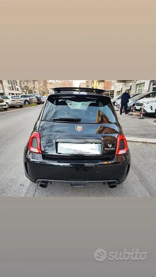 Usata Abarth 595 Competizione 180 CV (132 kW) 2015 Nero Berlina