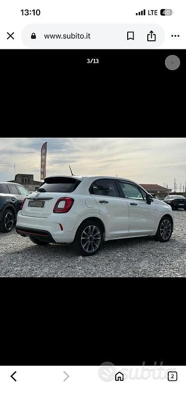 Usata Fiat 500X Sport 130 CV (95 kW) 2021 Bianco SUV