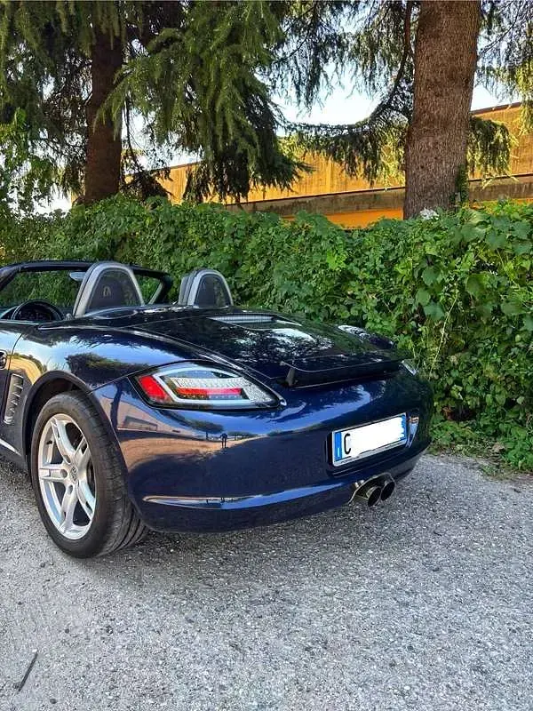 Usata Porsche Boxster 239 CV (175 kW) 2005 Blu Cabrio